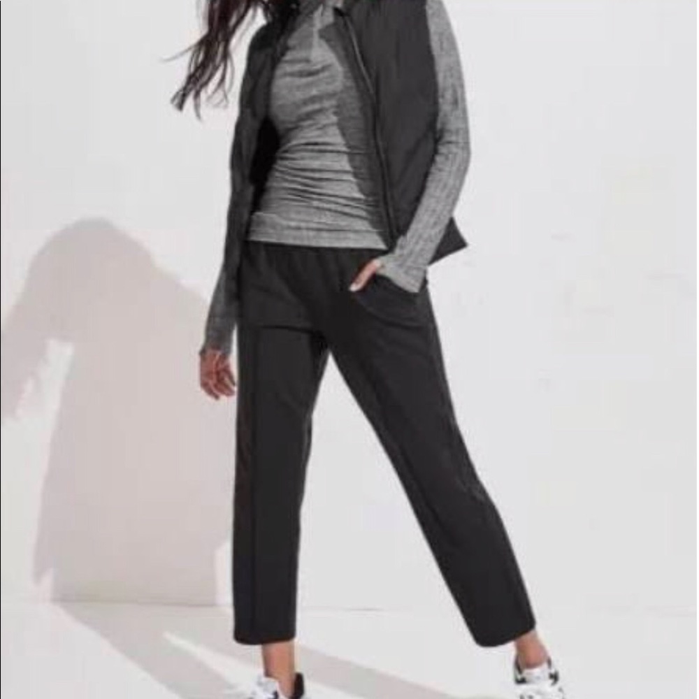 Athleta Venetian Pintuck Cropped Pants - SPetite